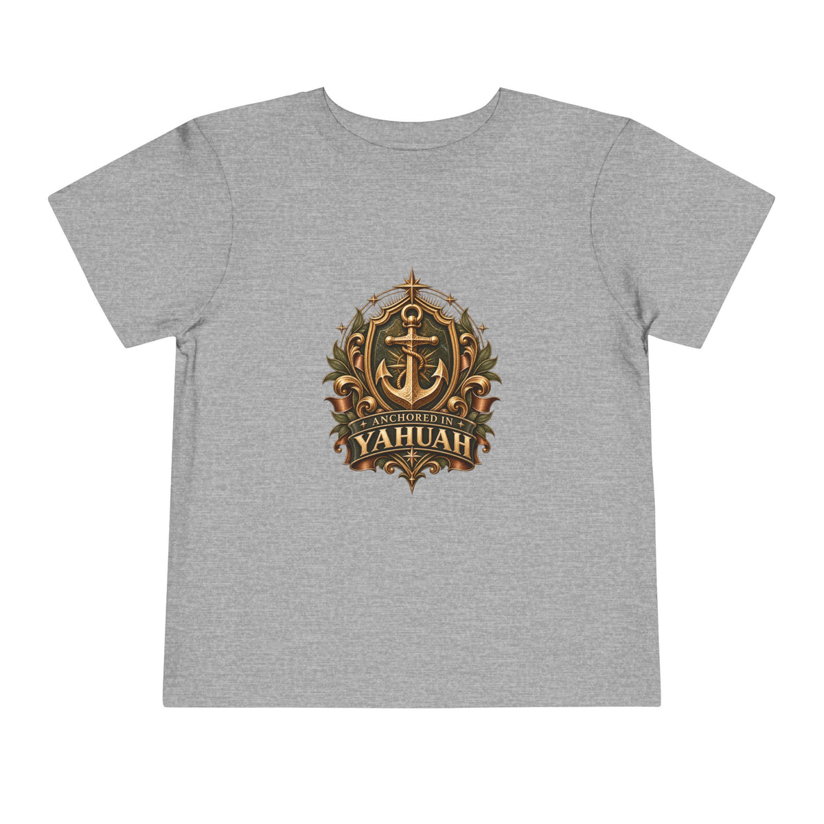 Anchored in Yahuah — Toddler Short Sleeve Tee