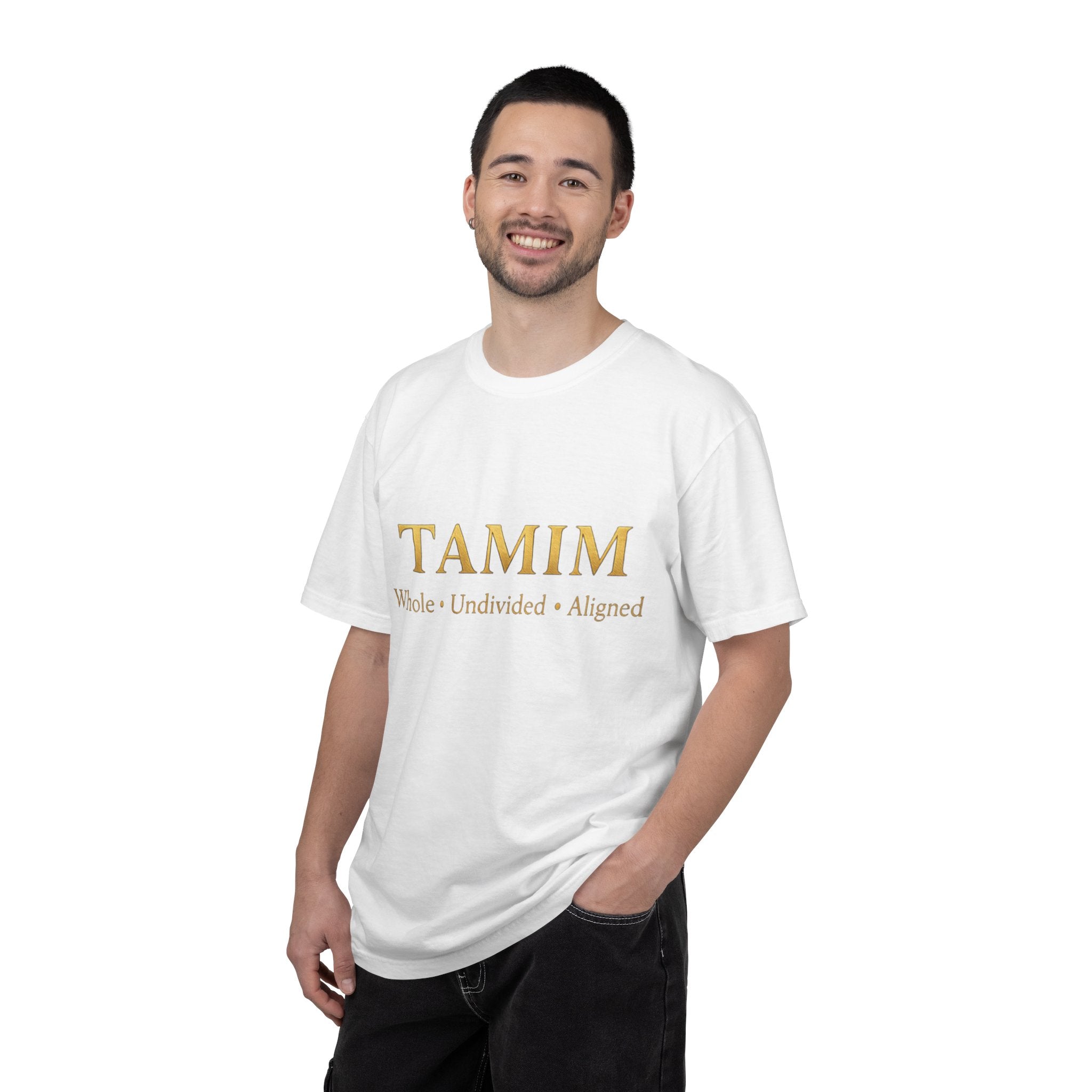 TAMIM Garment-Dyed Tee – Whole • Undivided • Aligned