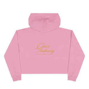 Quiet Authority Crop Hoodie ( Yahuah Governs the Heart)