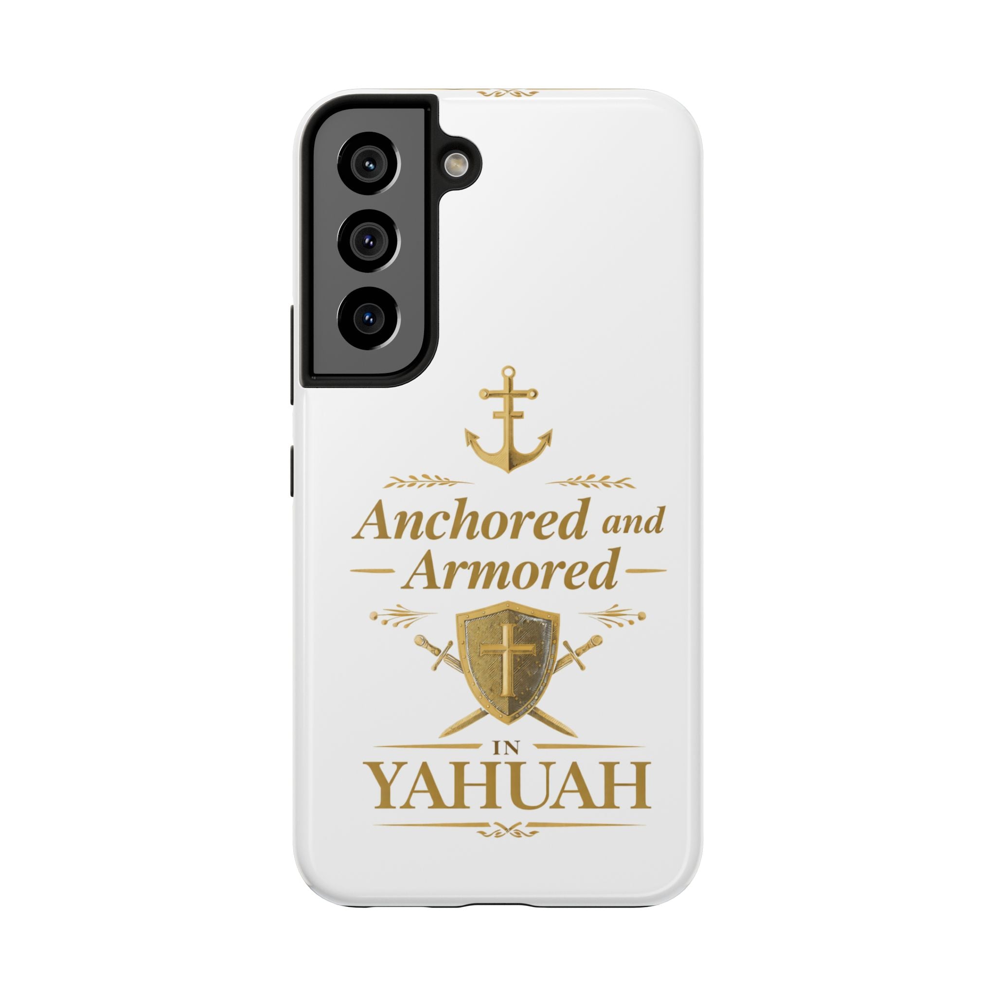 Anchored and Armored in Yahuah – Tough Phone Case