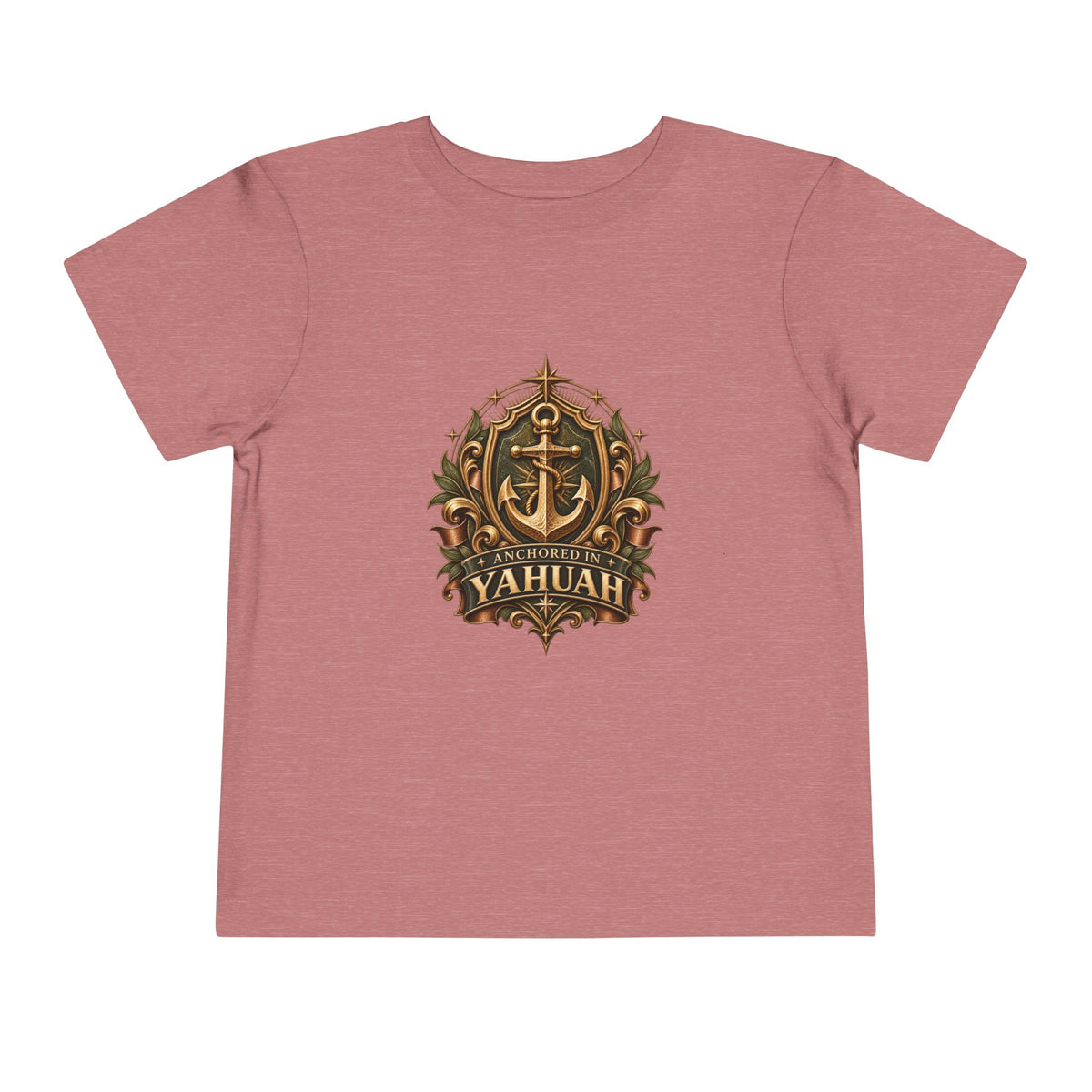 Anchored in Yahuah — Toddler Short Sleeve Tee