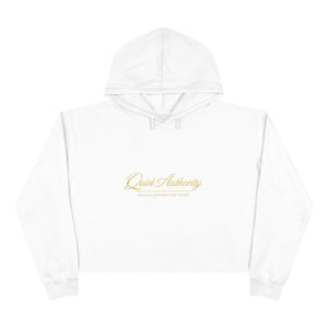 Quiet Authority Crop Hoodie ( Yahuah Governs the Heart)