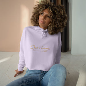 Quiet Authority Crop Hoodie ( Yahuah Governs the Heart)