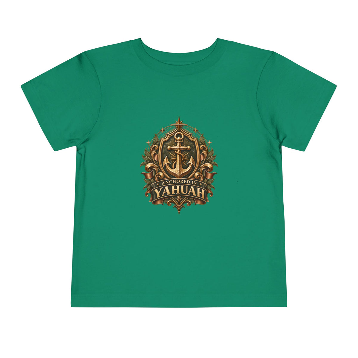 Anchored in Yahuah — Toddler Short Sleeve Tee