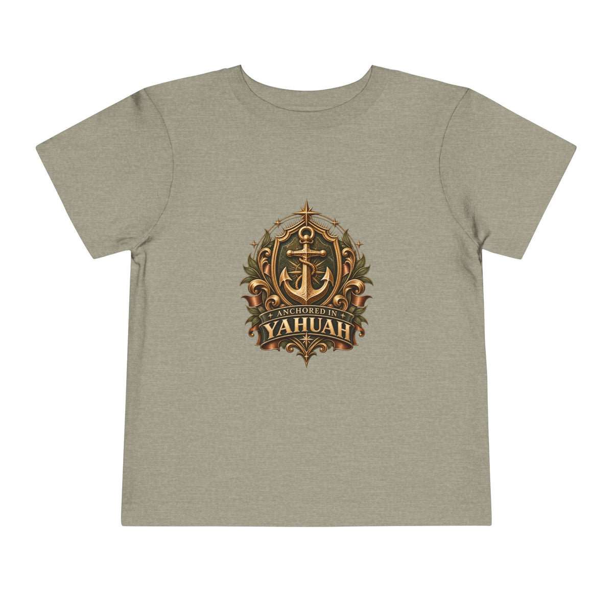 Anchored in Yahuah — Toddler Short Sleeve Tee