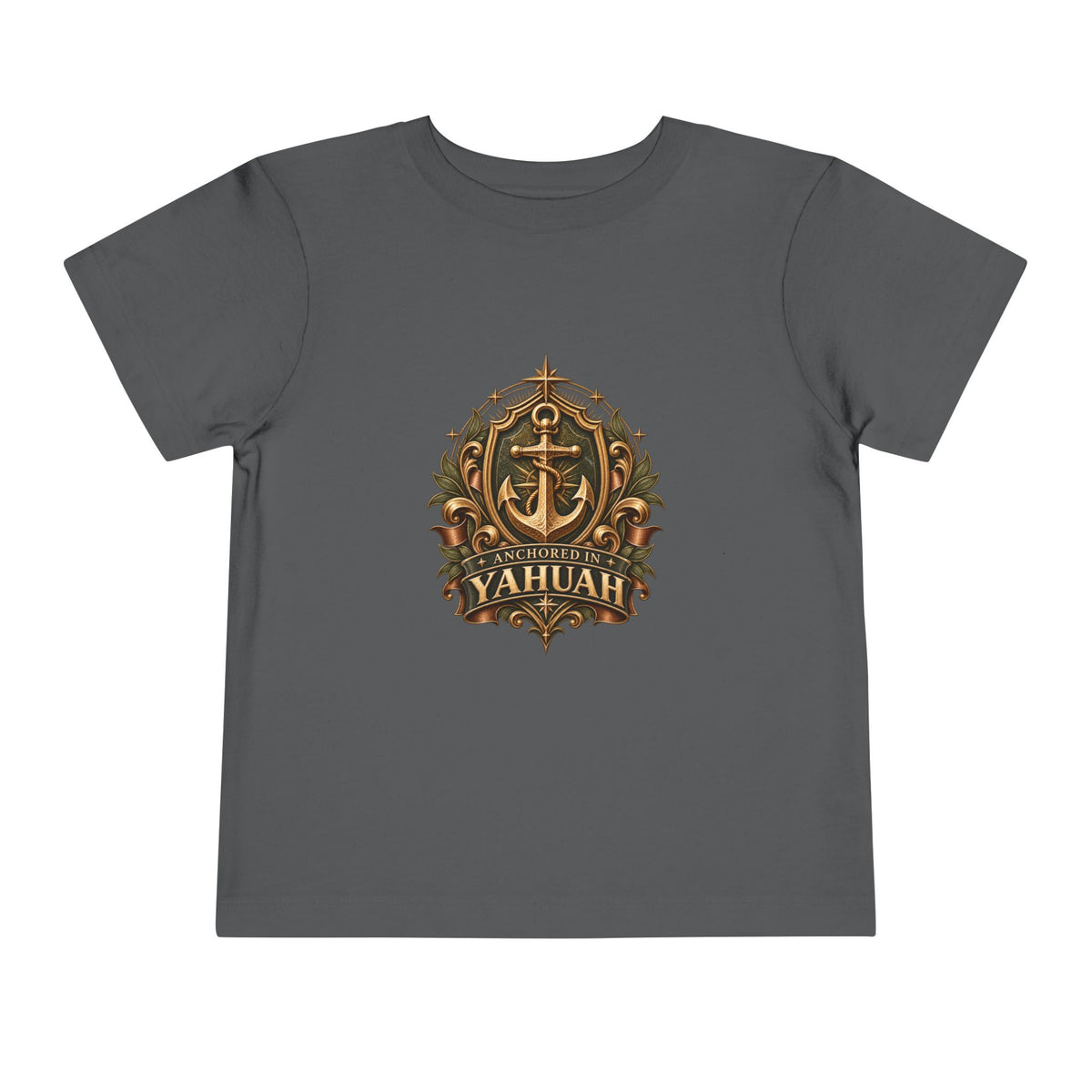 Anchored in Yahuah — Toddler Short Sleeve Tee