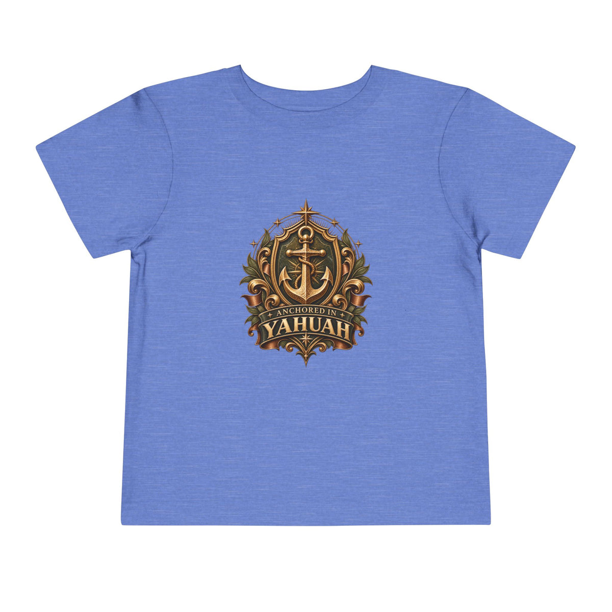 Anchored in Yahuah — Toddler Short Sleeve Tee