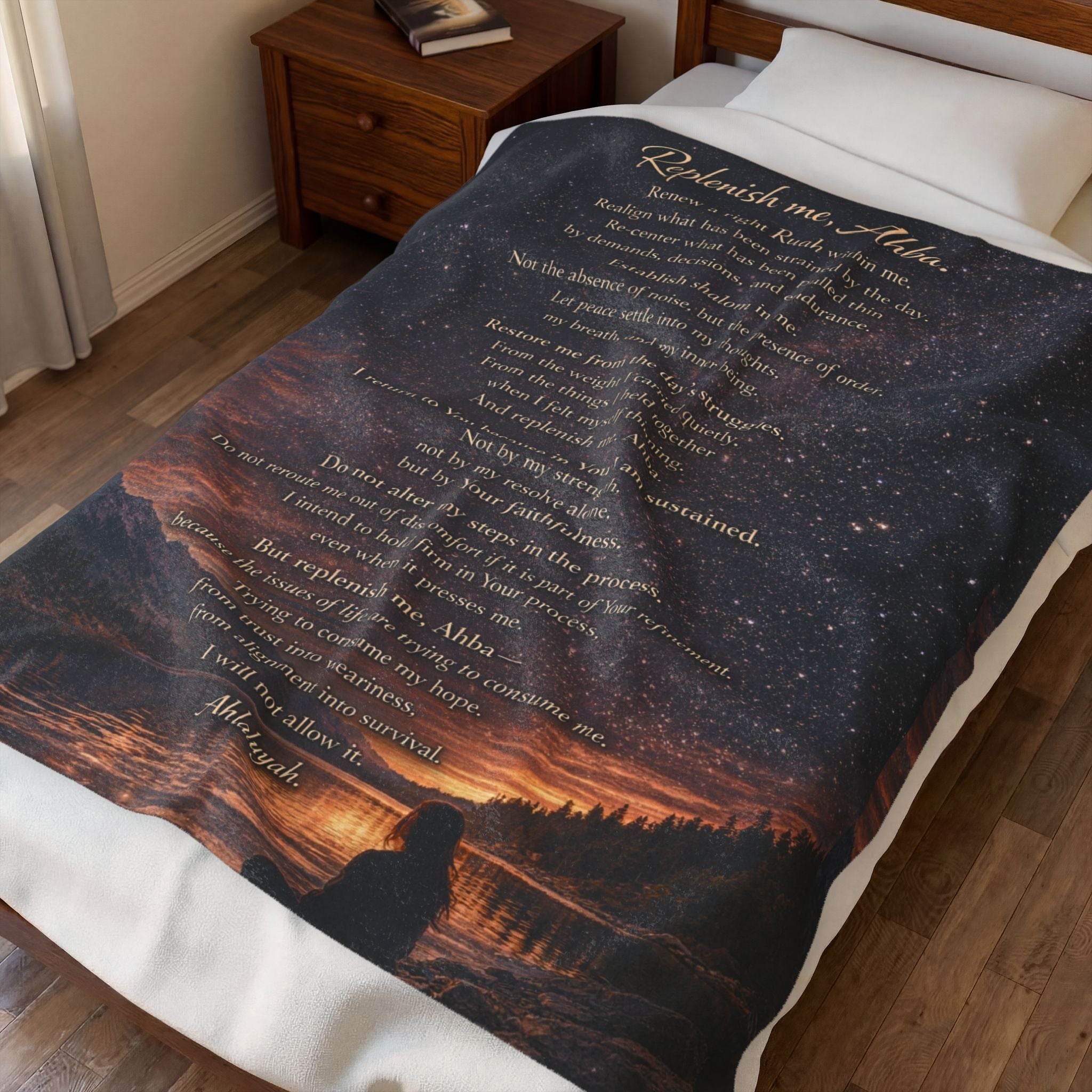 Replenish Me, Ahba – Velveteen Prayer Blanket