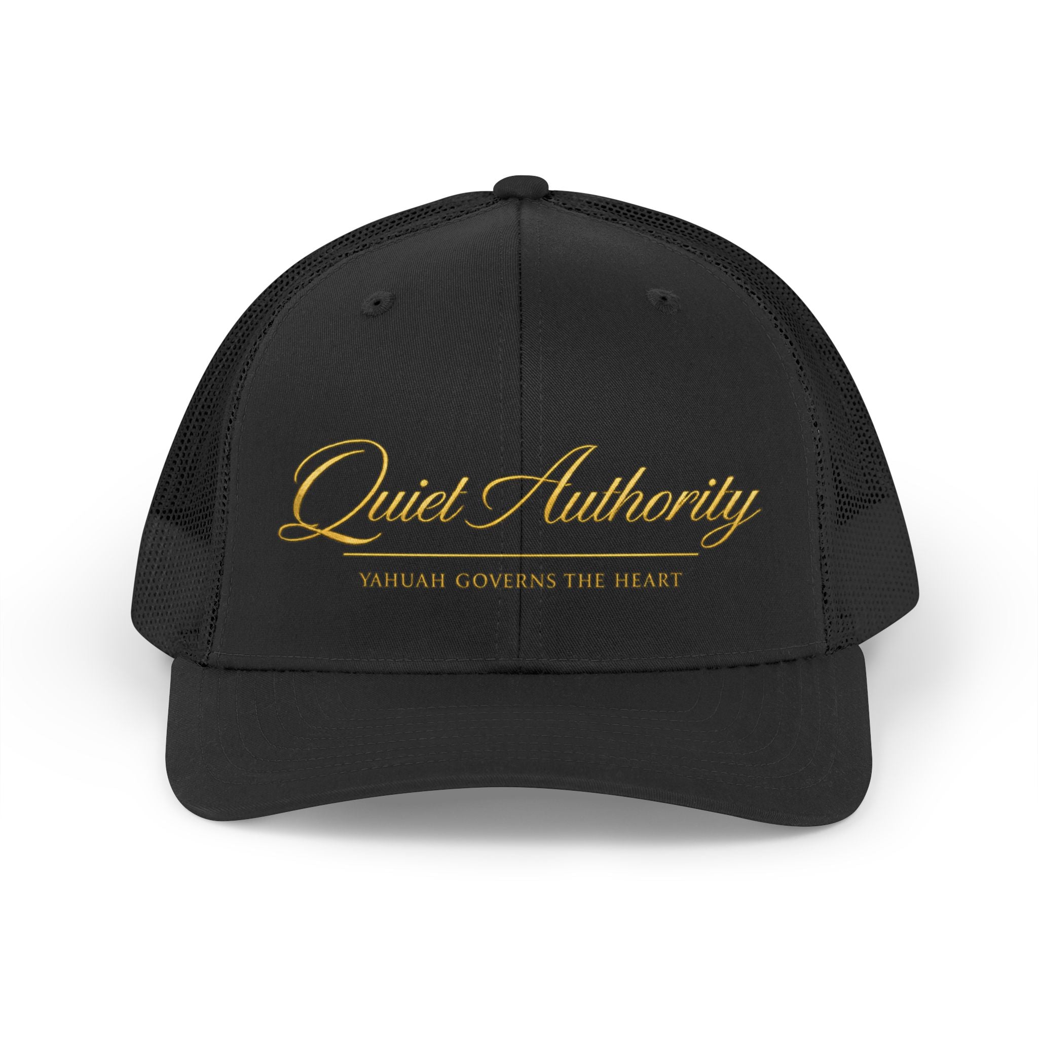 Quiet Authority Trucker Hat – Yahuah Governs the Heart
