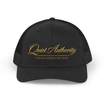 Quiet Authority Trucker Hat – Yahuah Governs the Heart