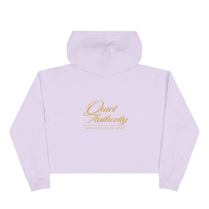 Quiet Authority Crop Hoodie ( Yahuah Governs the Heart)