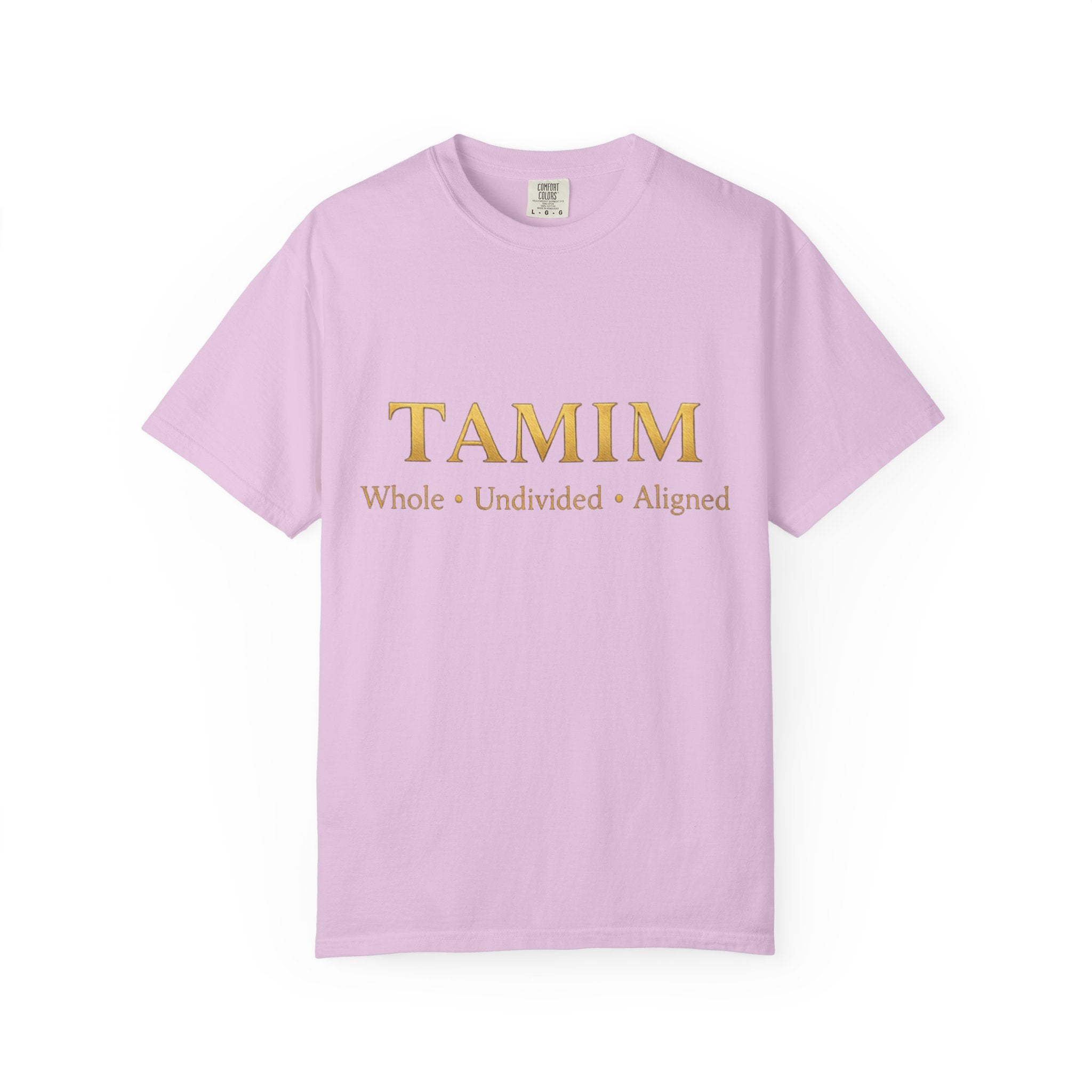 TAMIM Garment-Dyed Tee – Whole • Undivided • Aligned