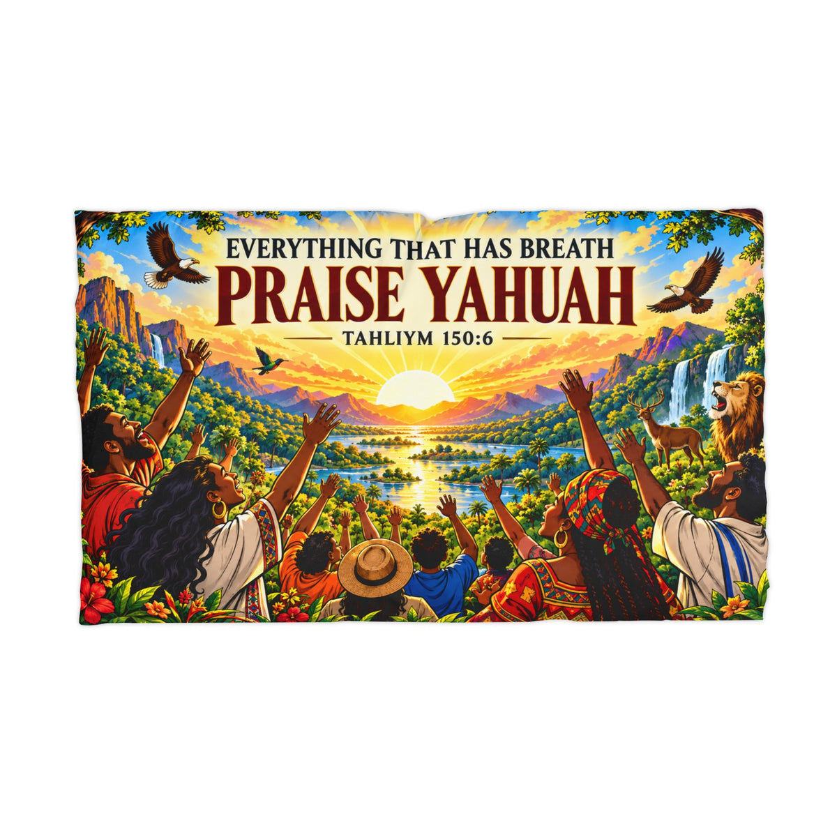 Everything That Has Breath Praise Yahuah Microfiber Pillowcase