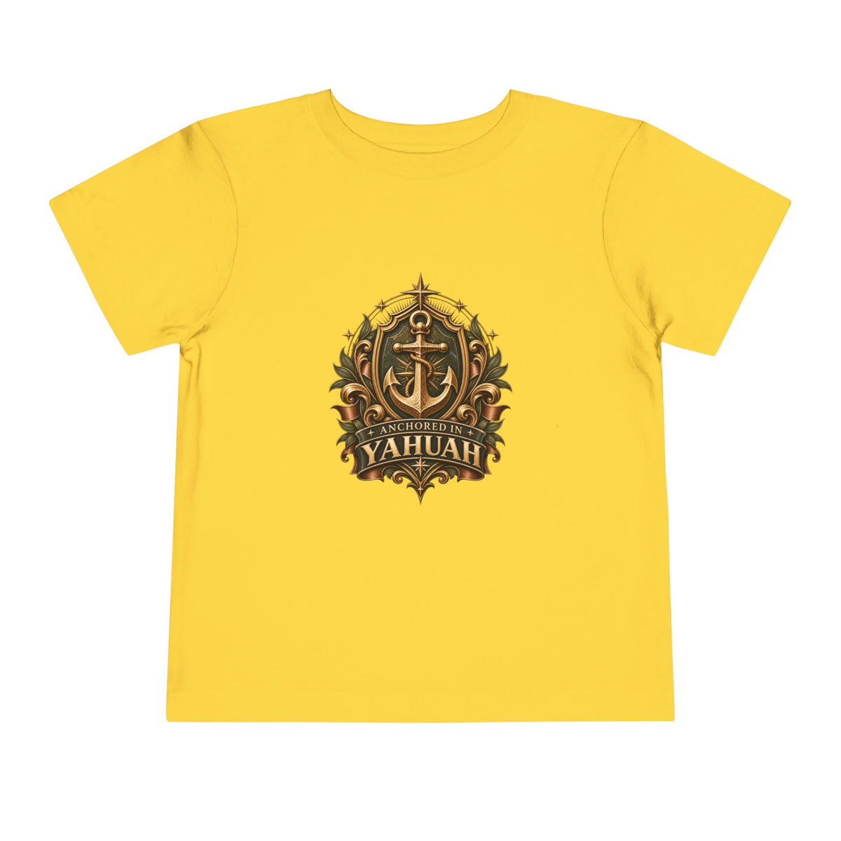 Anchored in Yahuah — Toddler Short Sleeve Tee