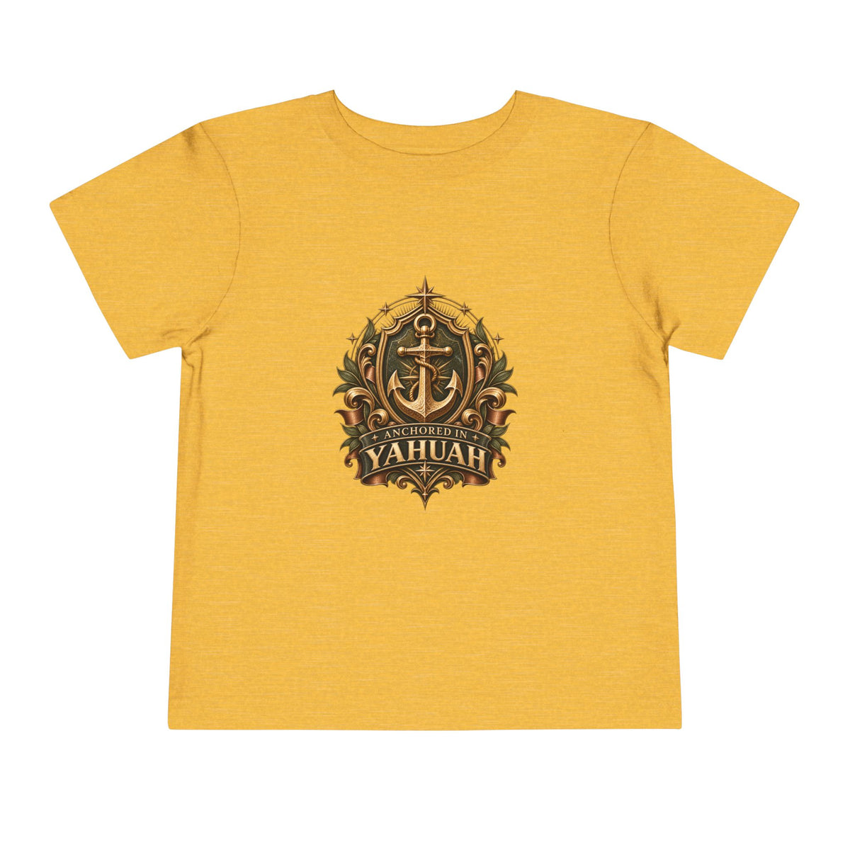 Anchored in Yahuah — Toddler Short Sleeve Tee