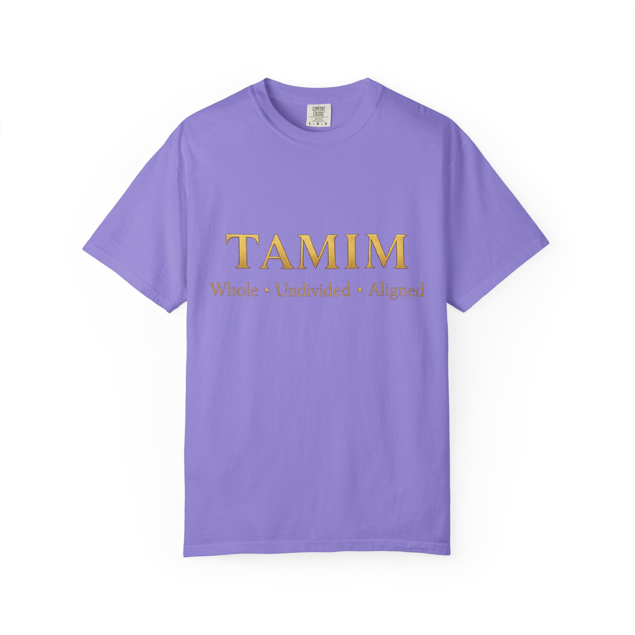 TAMIM Garment-Dyed Tee – Whole • Undivided • Aligned