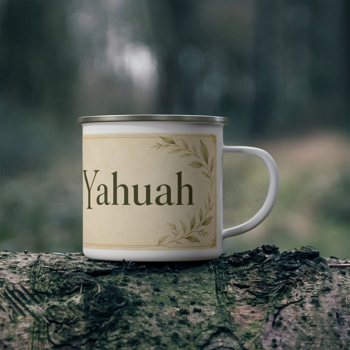 Search Me, Yahuah Enamel Camping Mug