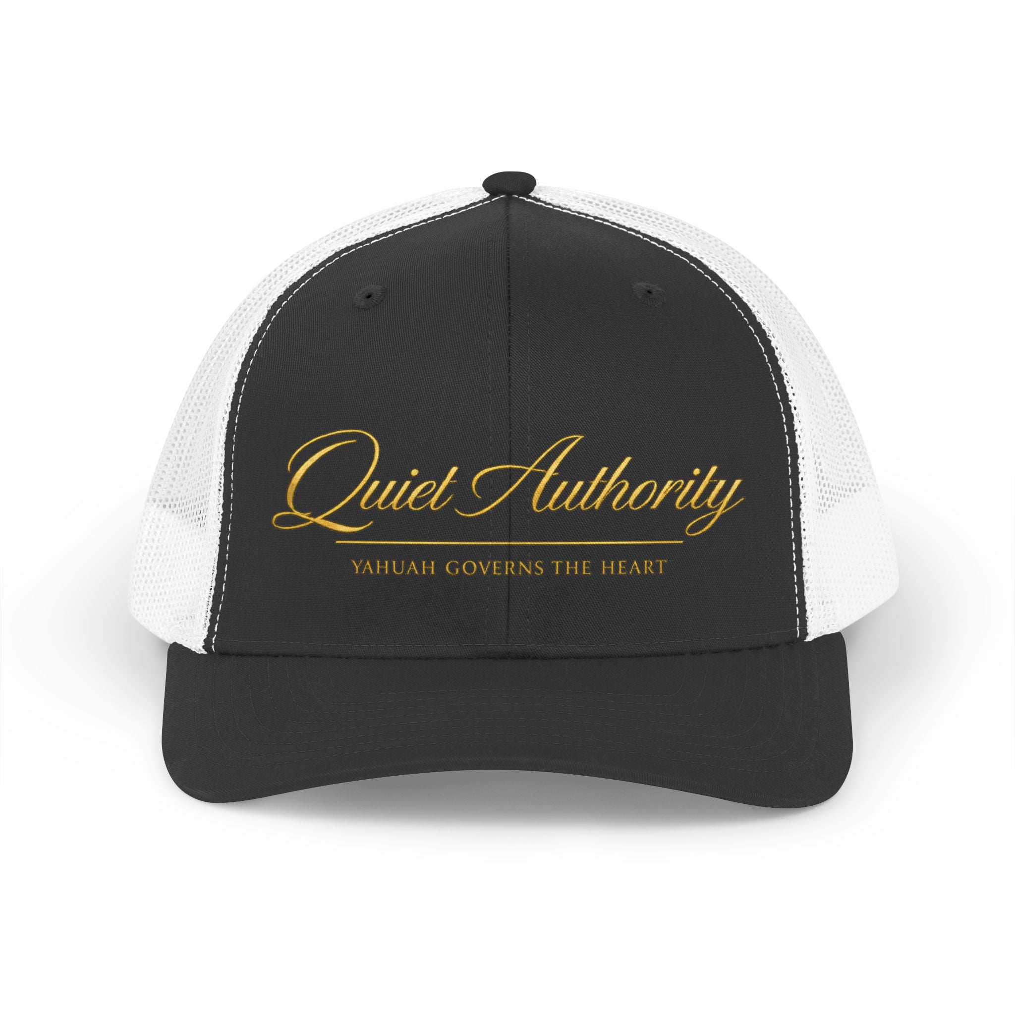 Quiet Authority Trucker Hat – Yahuah Governs the Heart