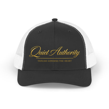 Quiet Authority Trucker Hat – Yahuah Governs the Heart