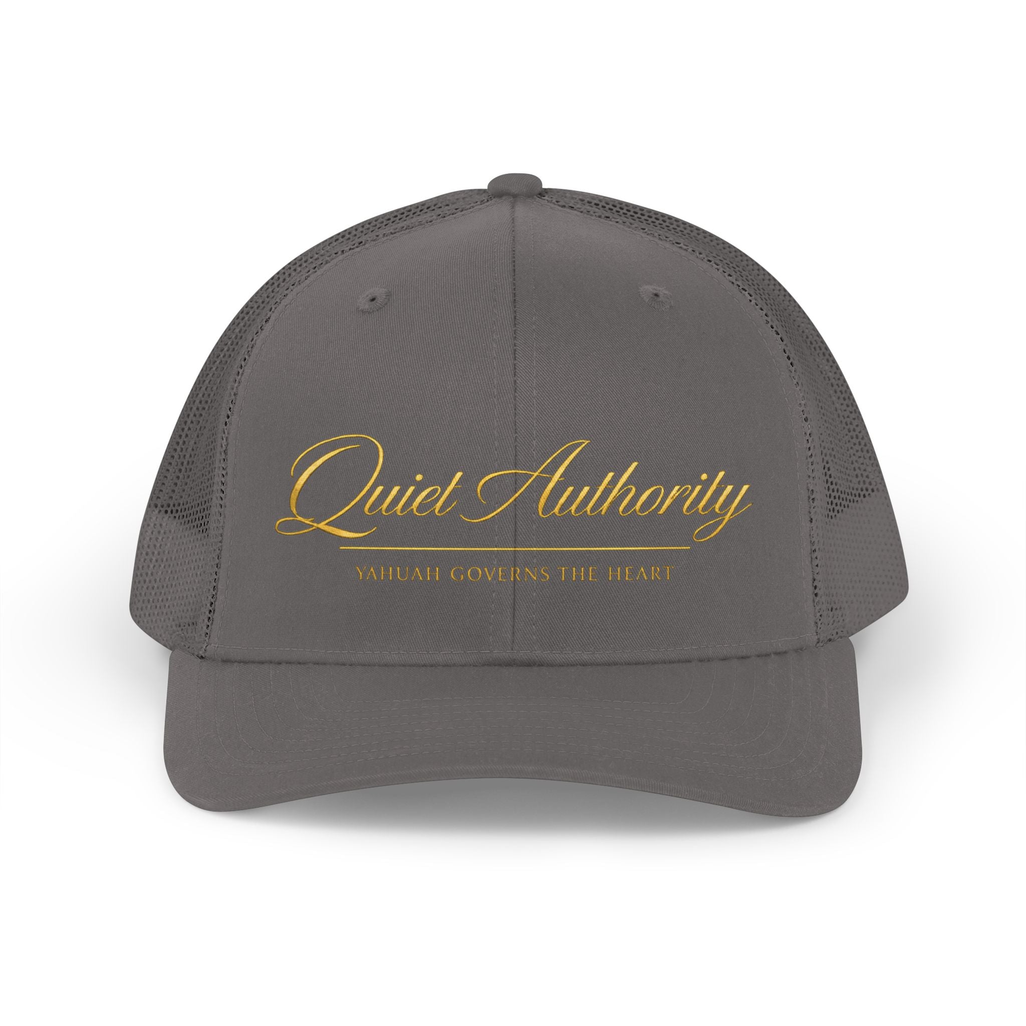 Quiet Authority Trucker Hat – Yahuah Governs the Heart