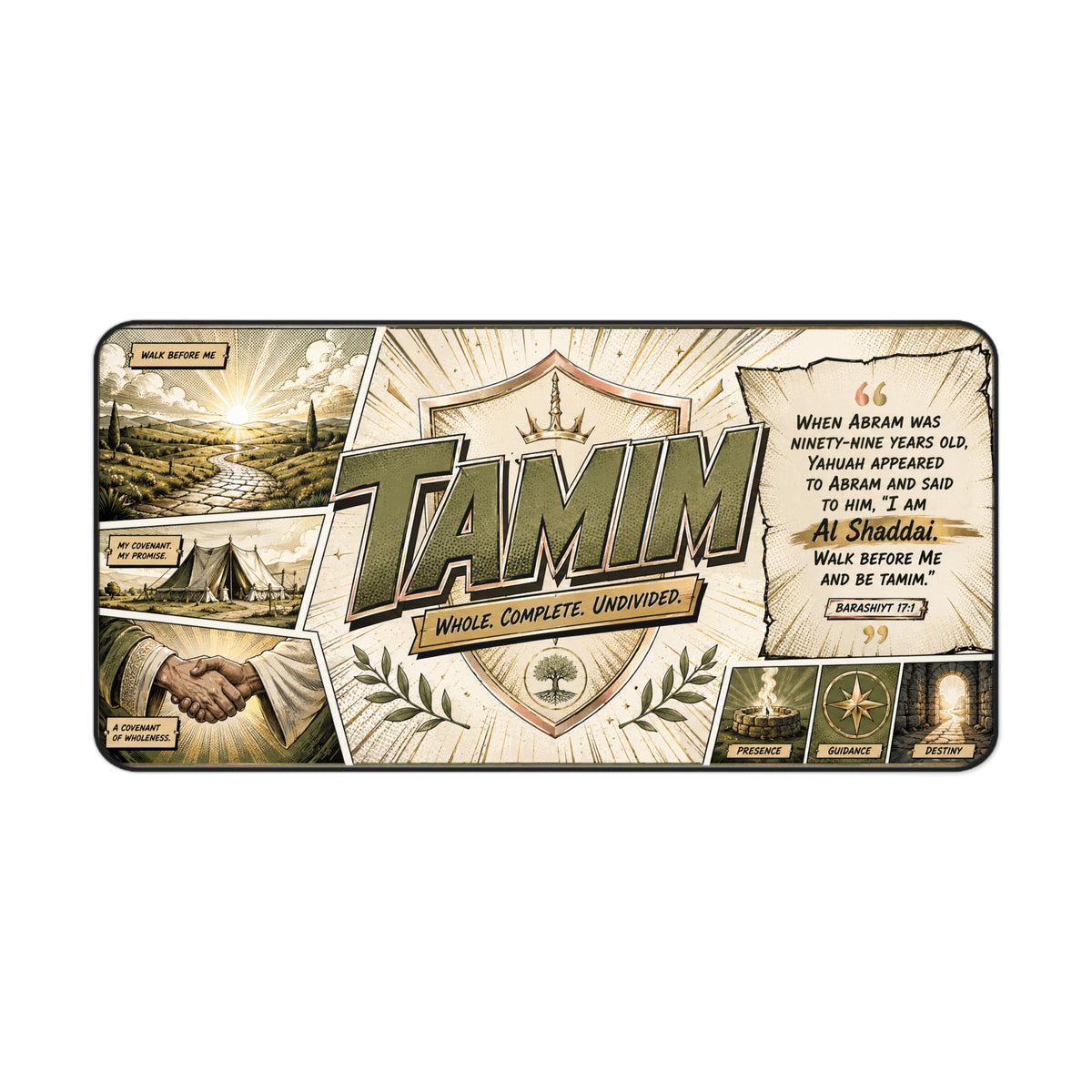 Tamim Desk Mat — Whole, Undivided, Governed