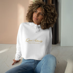 Quiet Authority Crop Hoodie ( Yahuah Governs the Heart)