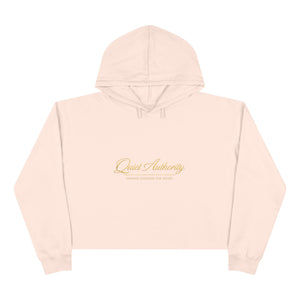 Quiet Authority Crop Hoodie ( Yahuah Governs the Heart)
