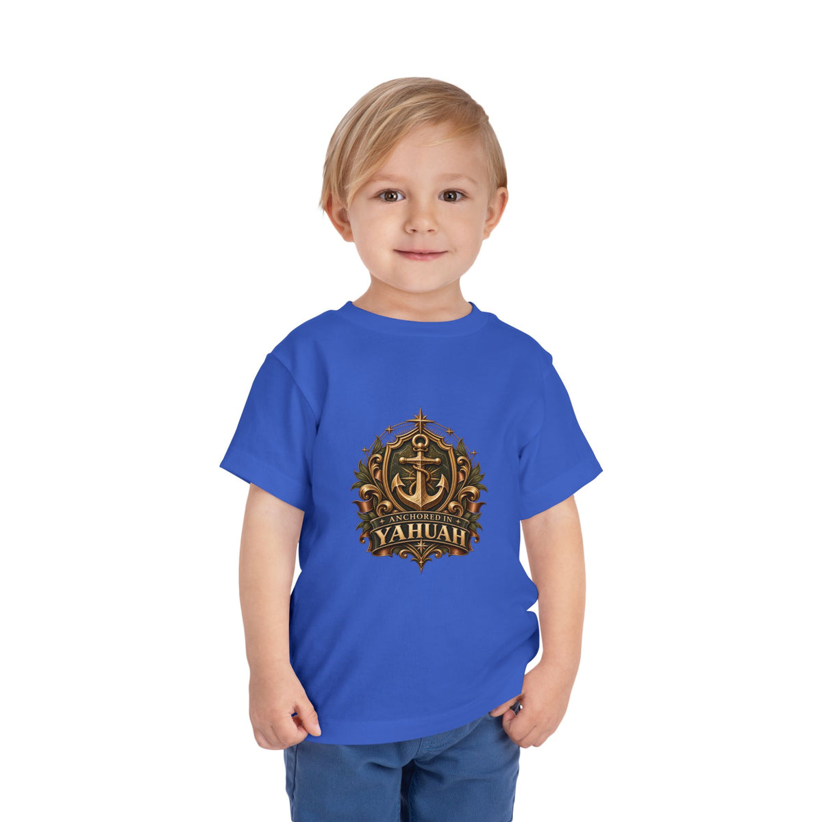 Anchored in Yahuah Toddler Short Sleeve Tee
