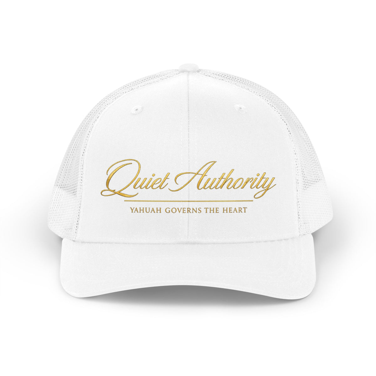 Quiet Authority Trucker Hat – Yahuah Governs the Heart