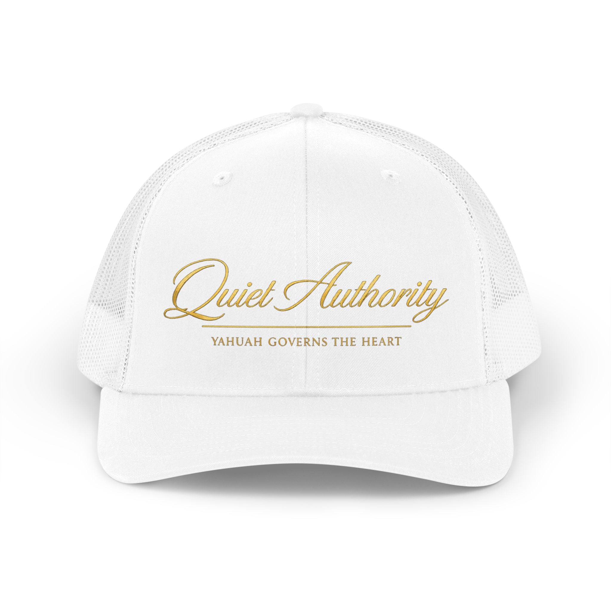 Quiet Authority Trucker Hat – Yahuah Governs the Heart