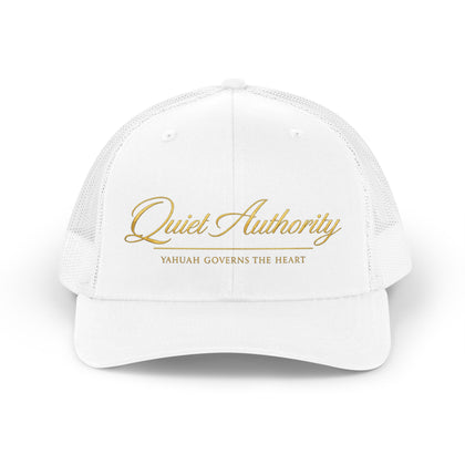 Quiet Authority Trucker Hat – Yahuah Governs the Heart