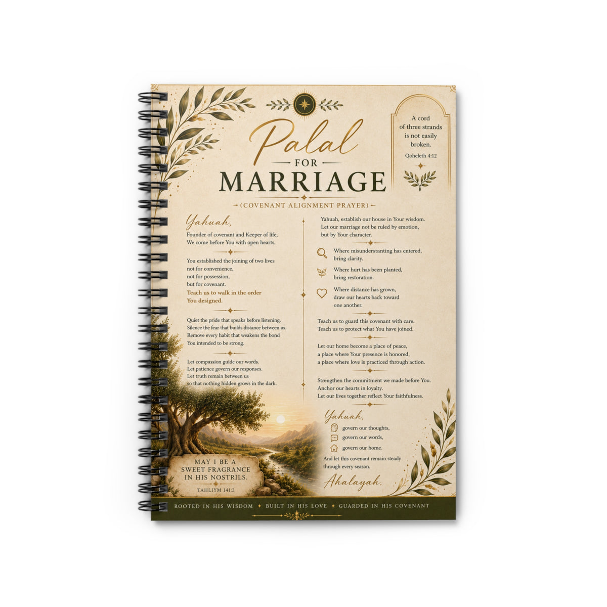 Palal for Marriage Spiral Notebook