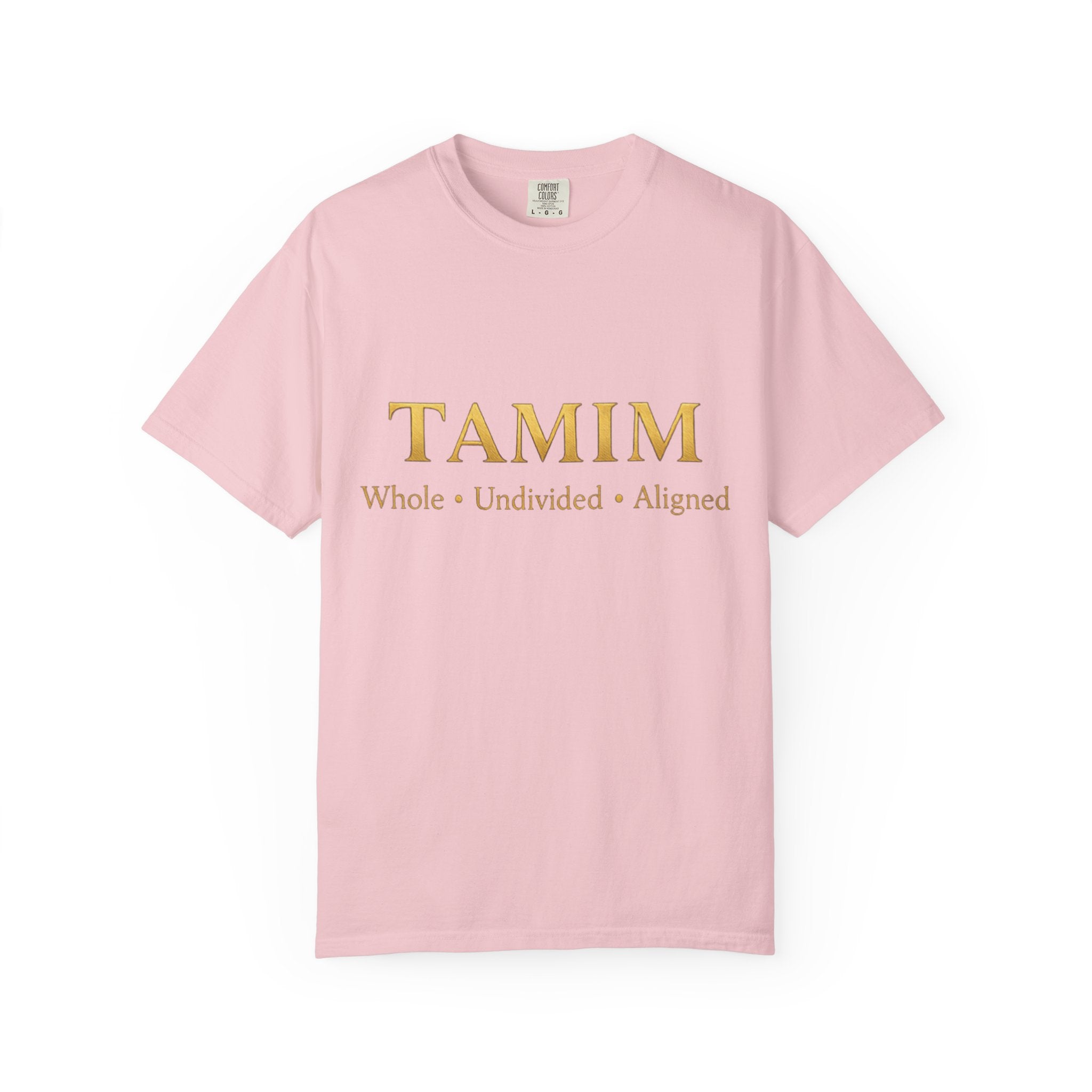 TAMIM Garment-Dyed Tee – Whole • Undivided • Aligned