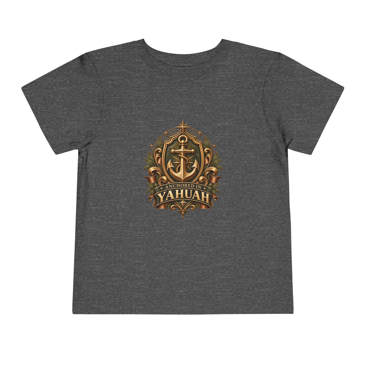 Anchored in Yahuah — Toddler Short Sleeve Tee