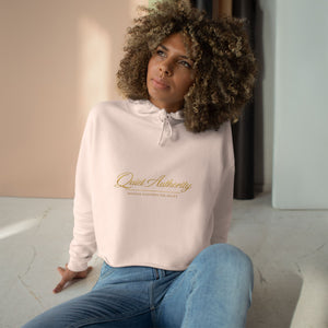 Quiet Authority Crop Hoodie ( Yahuah Governs the Heart)