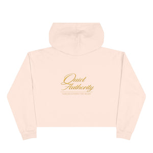 Quiet Authority Crop Hoodie ( Yahuah Governs the Heart)