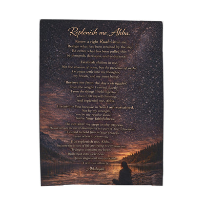 Replenish Me, Ahba – Velveteen Prayer Blanket