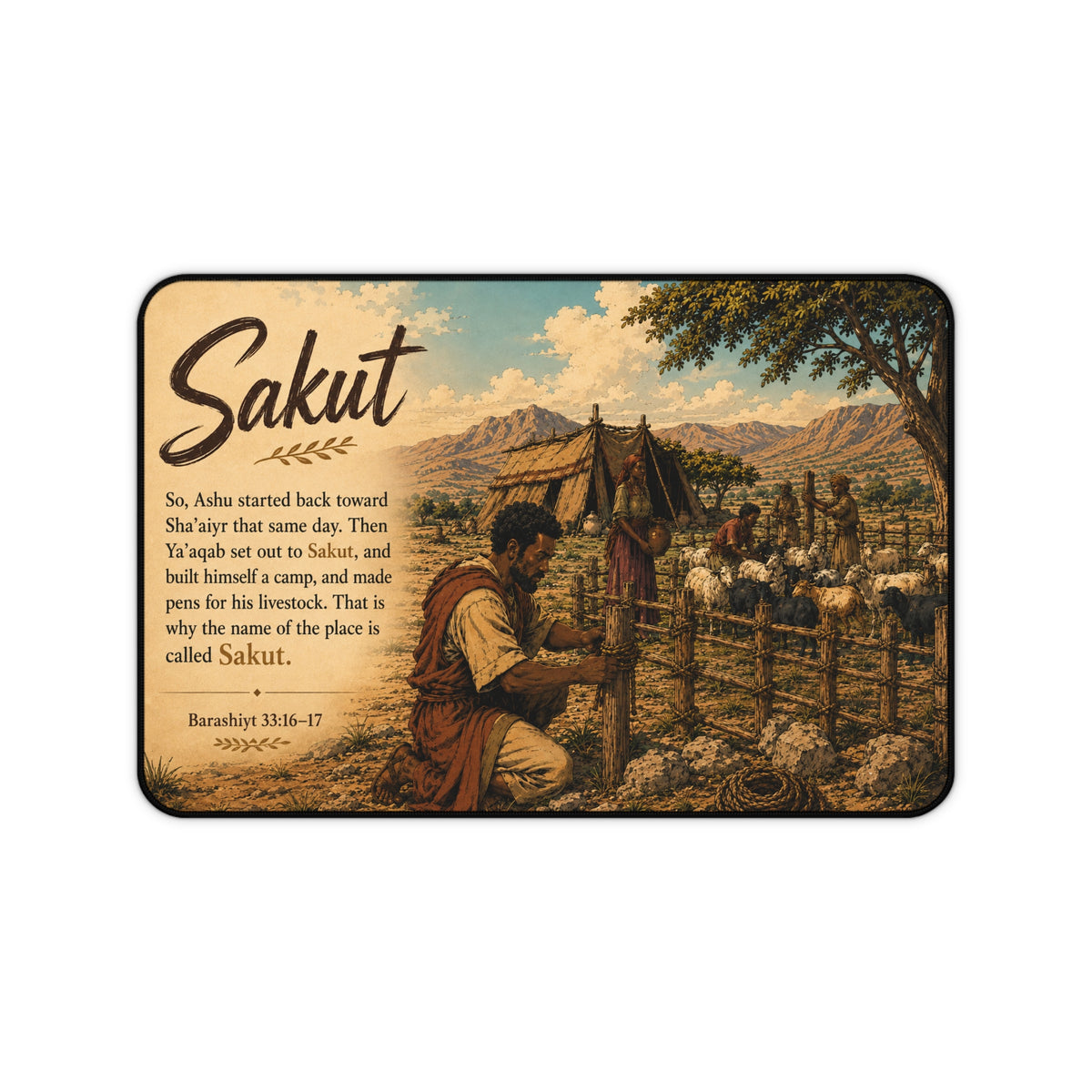 Tamim Desk Mat — Whole, Undivided, Governed