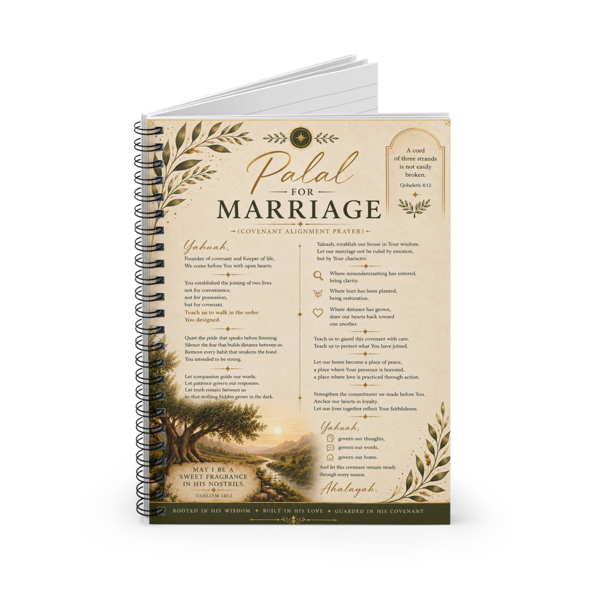 Palal for Marriage Spiral Notebook