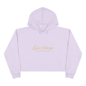 Quiet Authority Crop Hoodie ( Yahuah Governs the Heart)