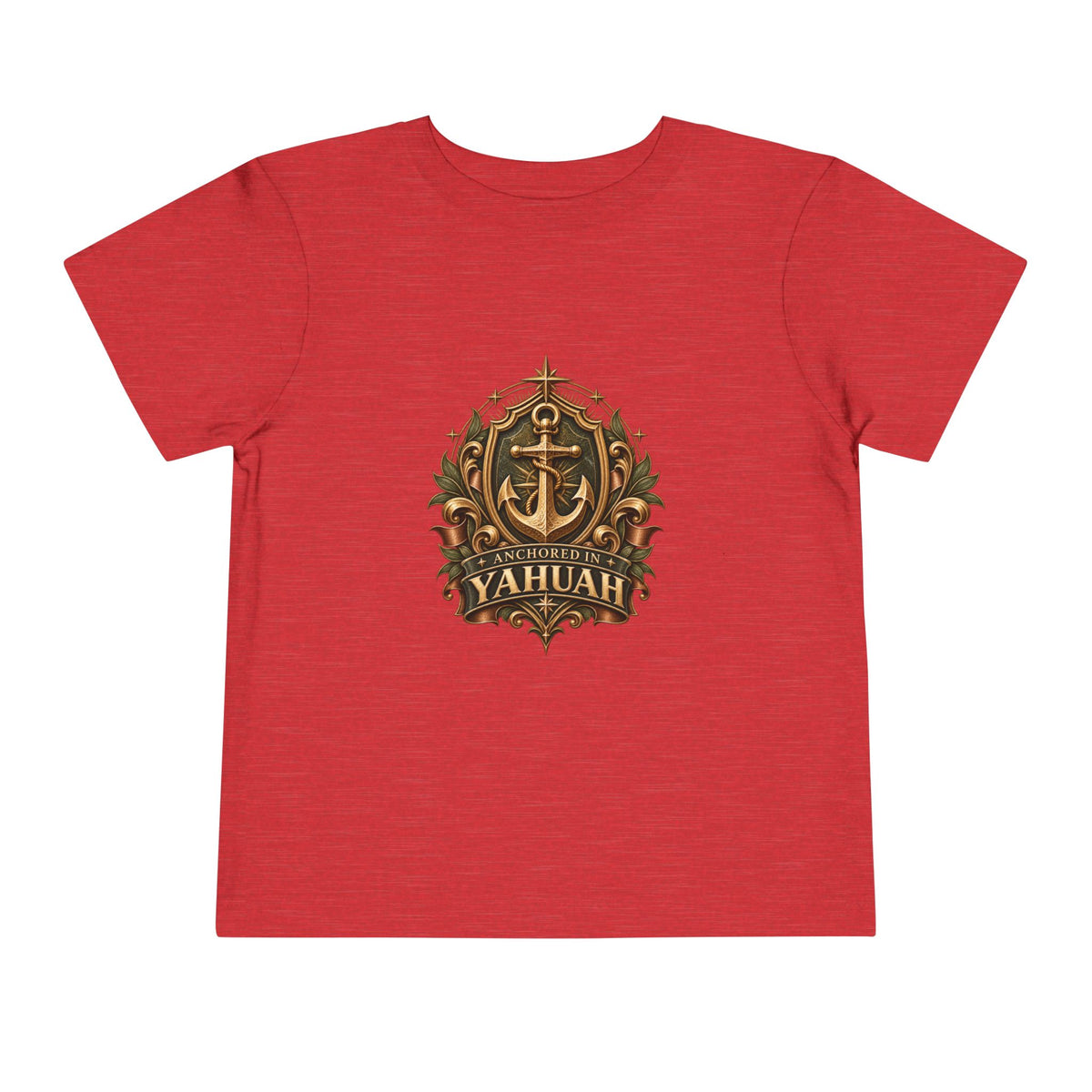 Anchored in Yahuah — Toddler Short Sleeve Tee