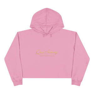 Quiet Authority Crop Hoodie ( Yahuah Governs the Heart)