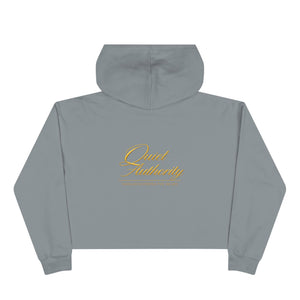 Quiet Authority Crop Hoodie ( Yahuah Governs the Heart)