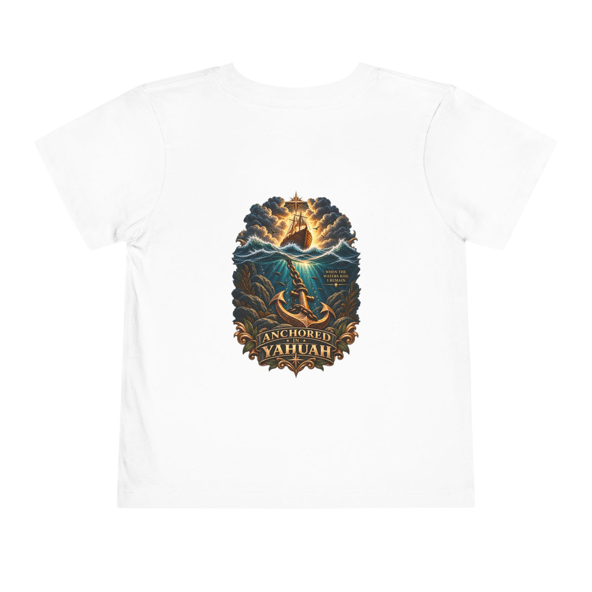 Anchored in Yahuah — Toddler Short Sleeve Tee