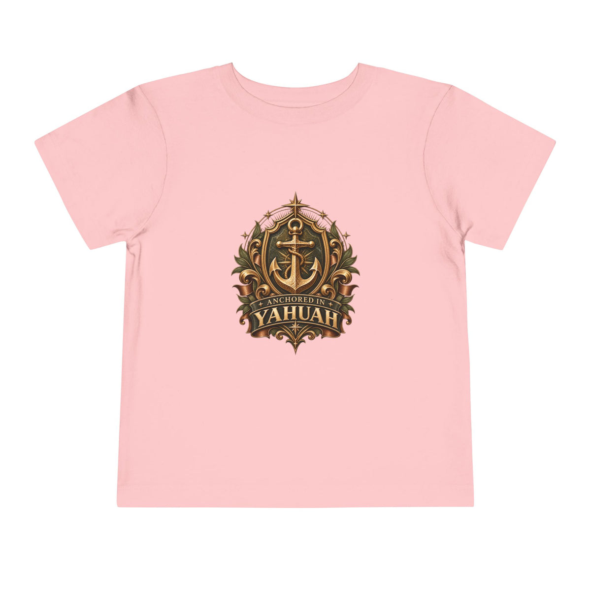 Anchored in Yahuah — Toddler Short Sleeve Tee
