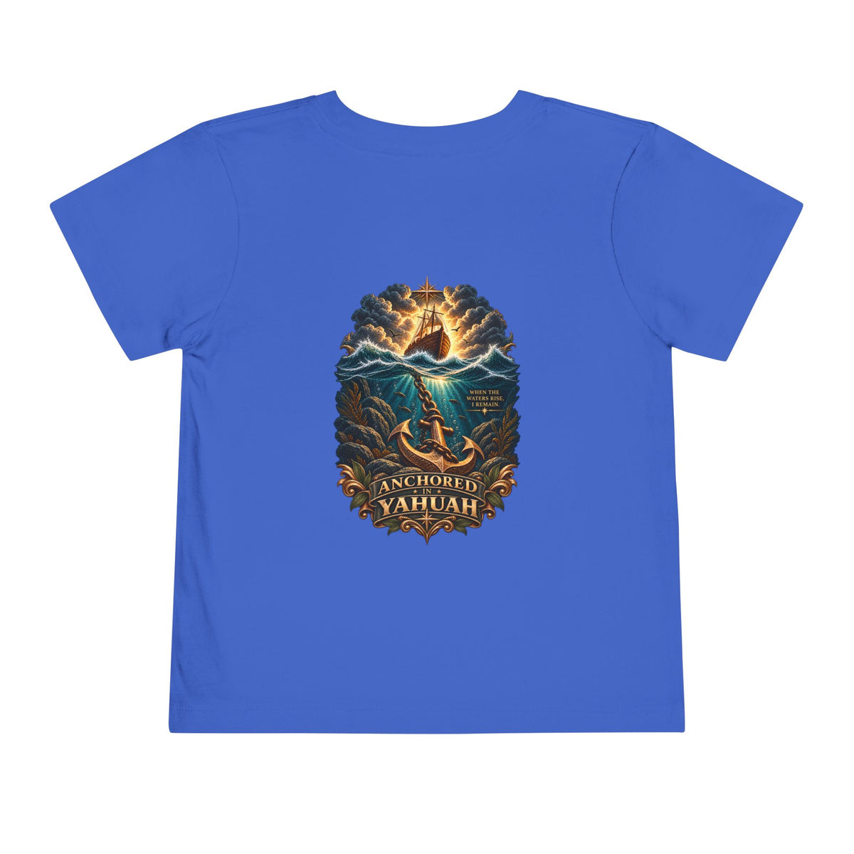 Anchored in Yahuah Toddler Tee product view