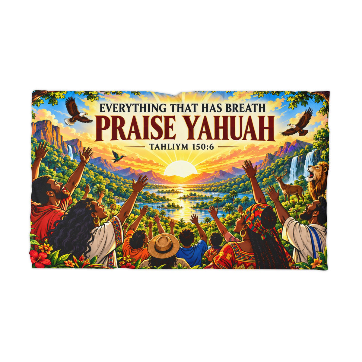 Everything That Has Breath Praise Yahuah Microfiber Pillowcase