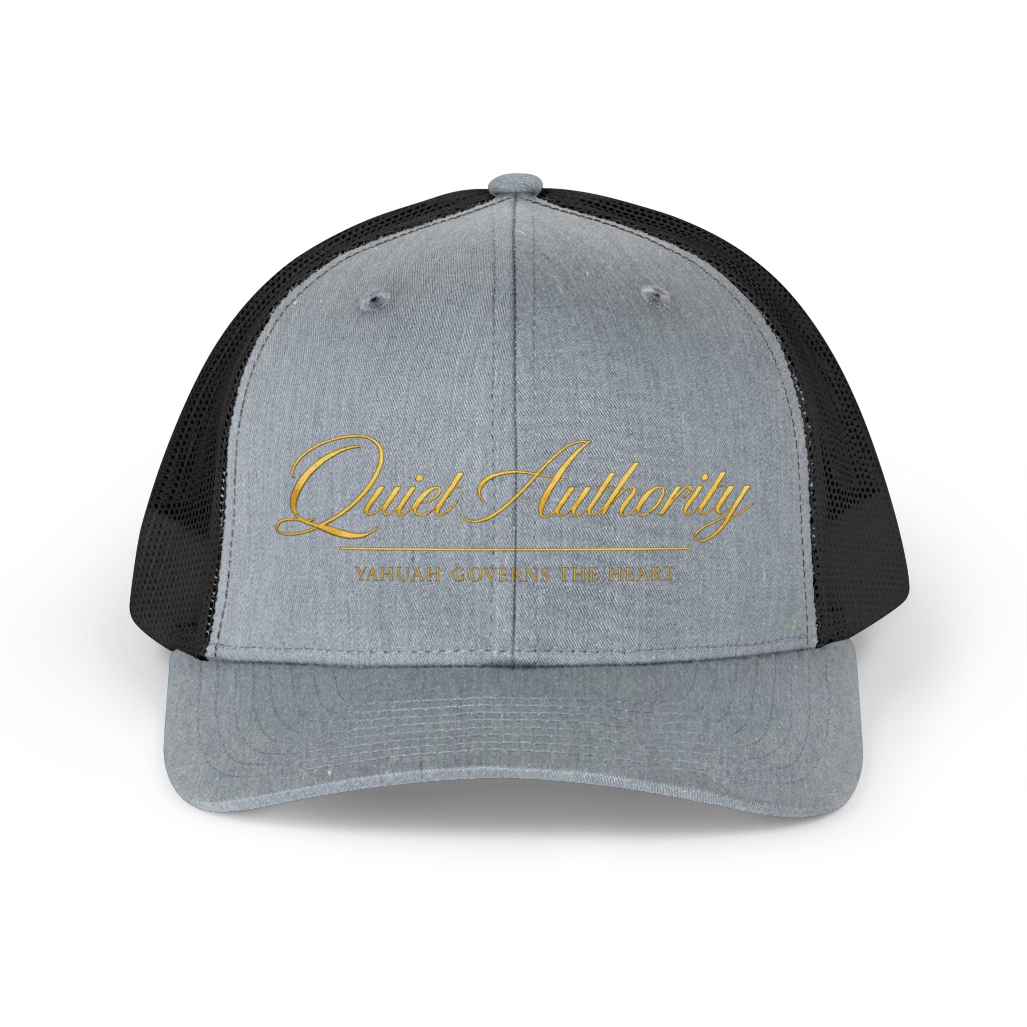 Quiet Authority Trucker Hat – Yahuah Governs the Heart
