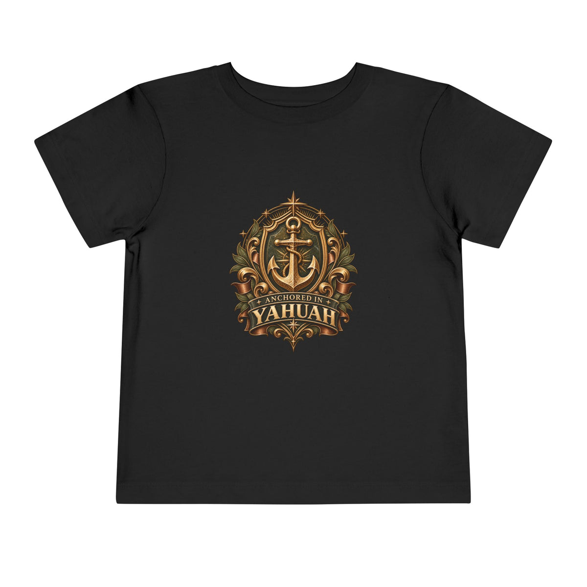 Anchored in Yahuah — Toddler Short Sleeve Tee