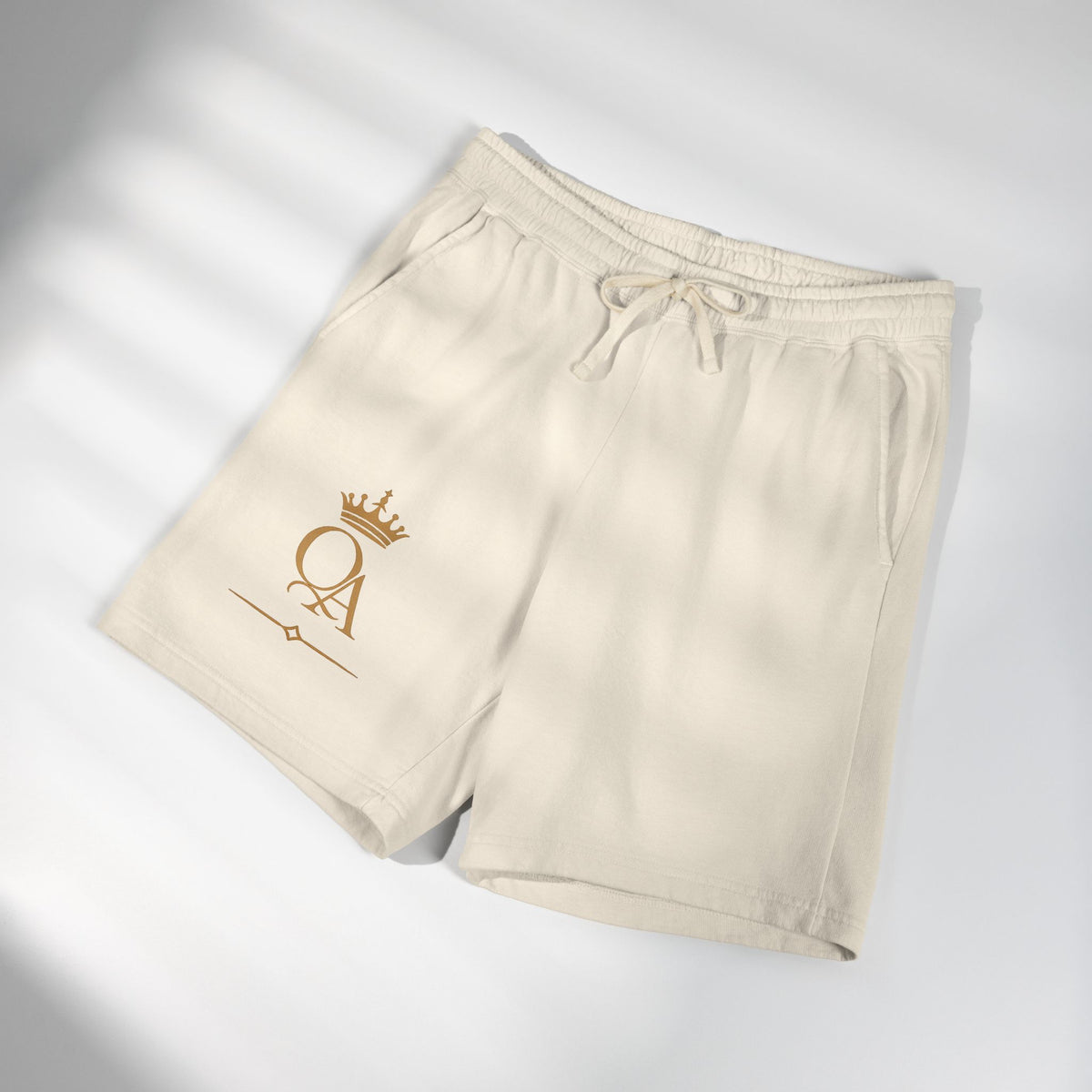 Unisex Quiet Authority™ Garment-Dyed Fleece Sweat Shorts